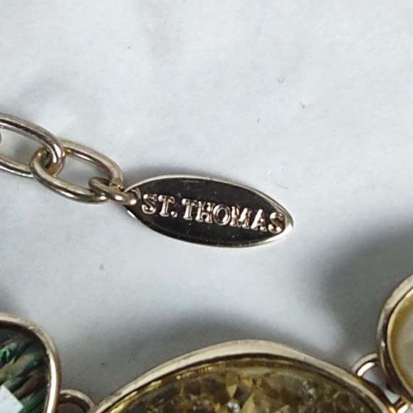 St. Thomas Jeweled Bib Style Necklace - Picture 5 of 5